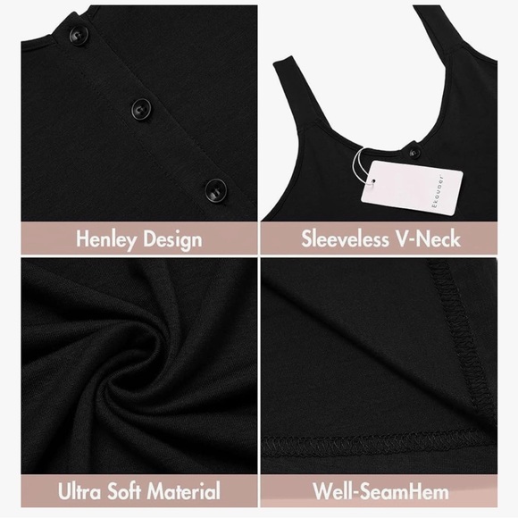 Maternity & Nursing Midi Sleep Dress | Black | Size M - Picture 2 of 2